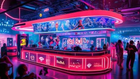 红牛携手英雄联盟全球总决赛打造运动能量站，点燃电竞激情