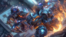 DK战队峡谷先锋制胜，中路飞机团战输出碾压NS战队